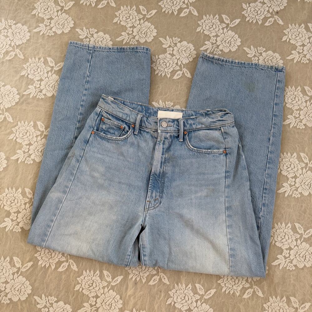 Mother The Full-Pipe Flood Jeans Size 26